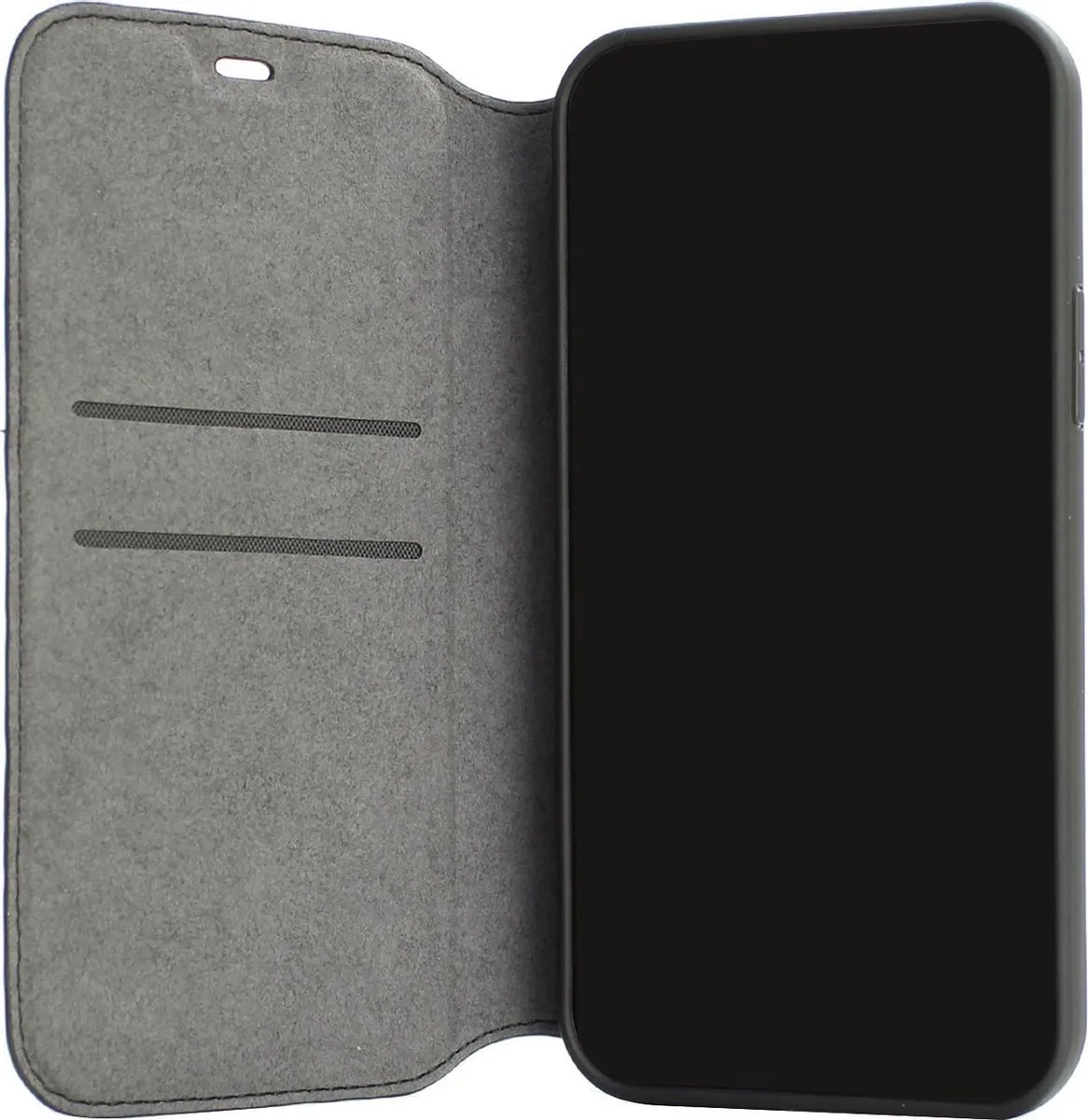 Audi Q8 Serie Hoesje iPhone 12 Pro Max - Zwart - 2 Pasjes