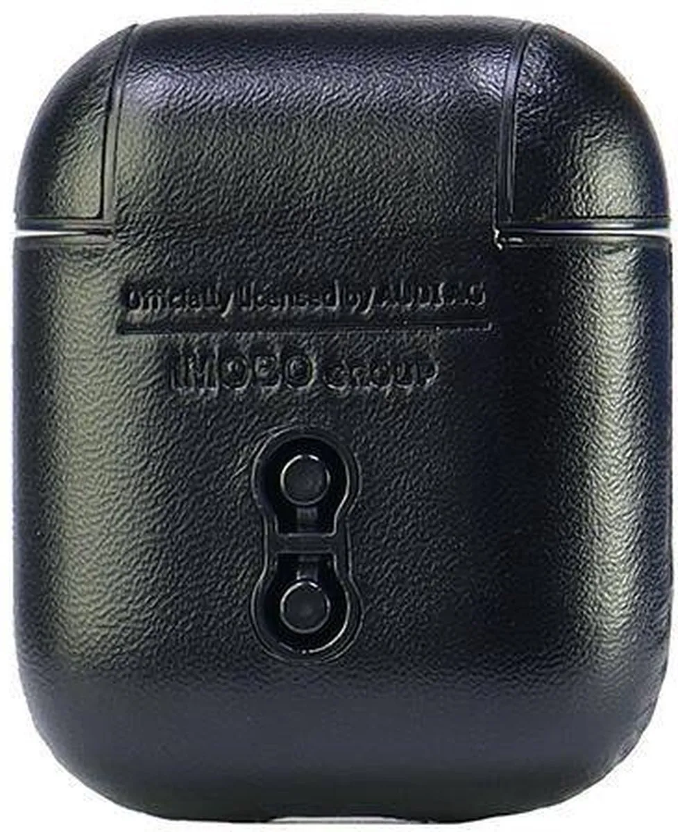 Audi Leather Big Logo AirPods Hoesje - Zwart - afbeelding 3 van 6