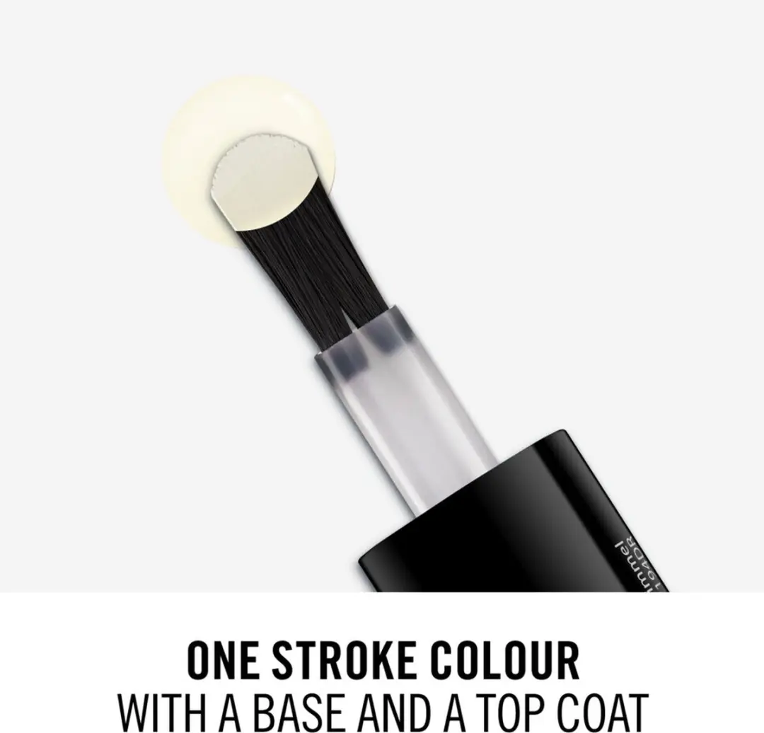 Rimmel London 60 Seconds SuperShine 703 White Hot Love Nagellak - 3x8ml - afbeelding 3 van 6