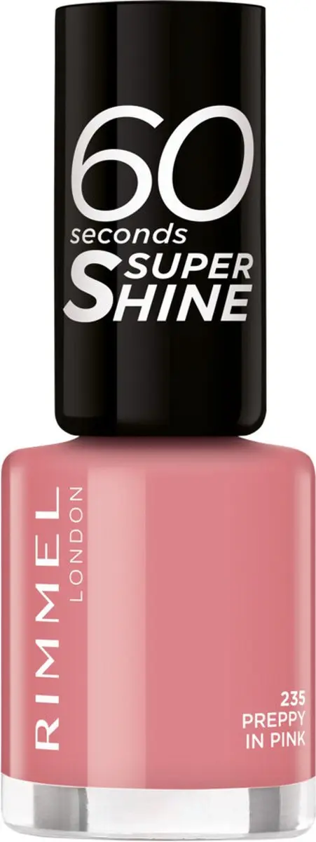 Rimmel London Nagellak 60 Seconds SuperShine 235 Preppy In Pink