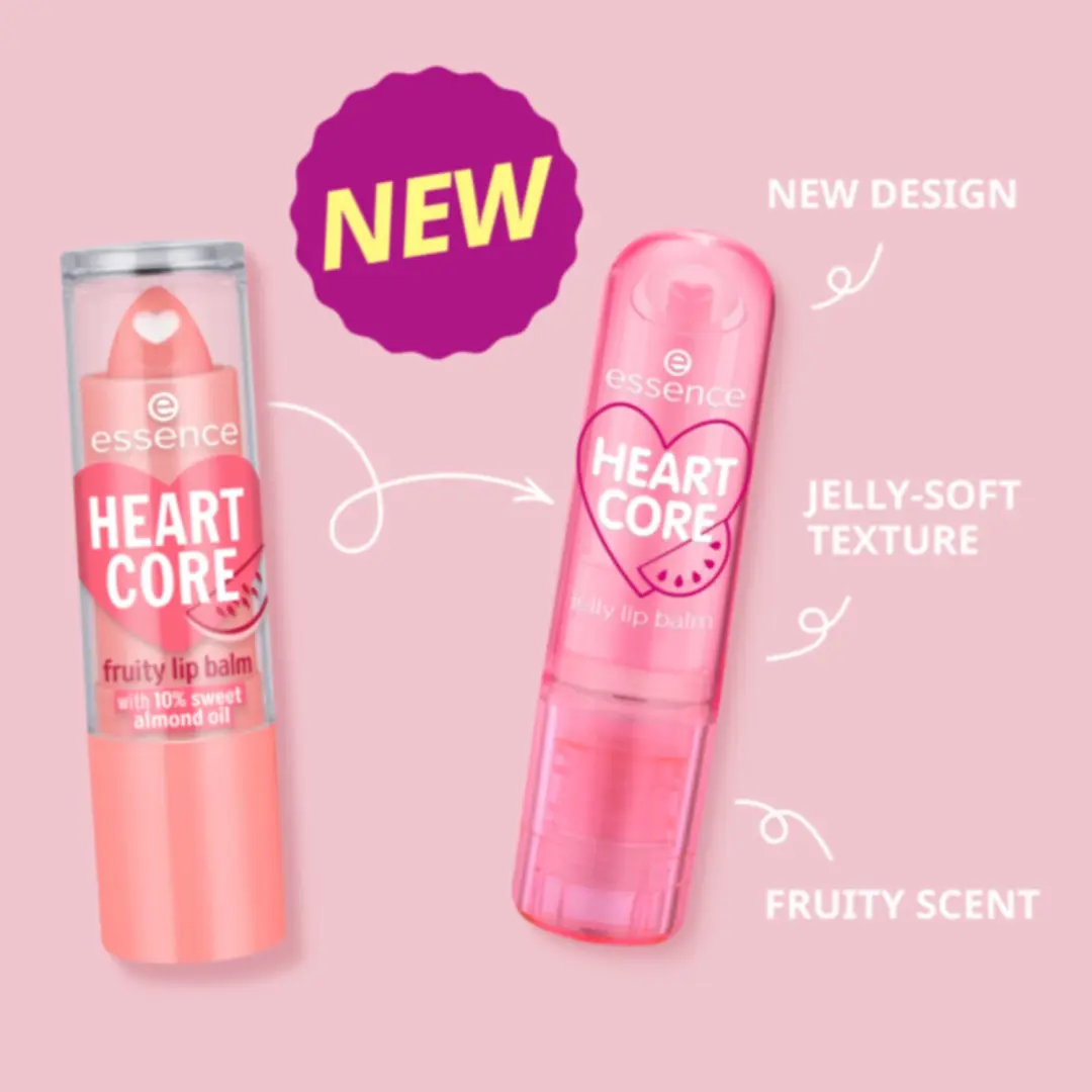 Essence Heart Core Jelly Lip Balm 03 Berry-Berry Cute - afbeelding 5 van 6
