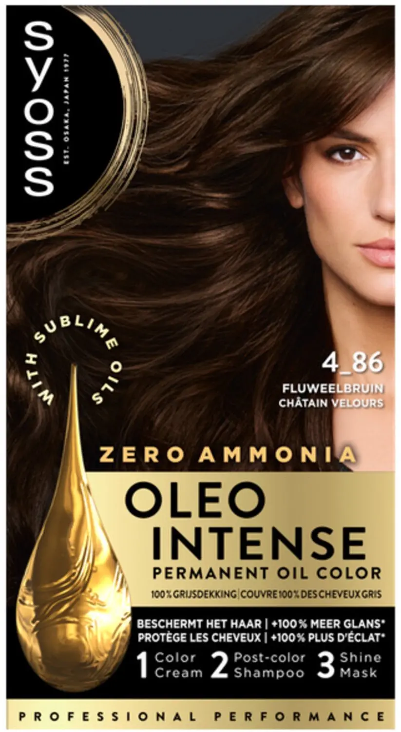 Syoss Oleo Intense Haarverf 4-86 Fluweelbruin