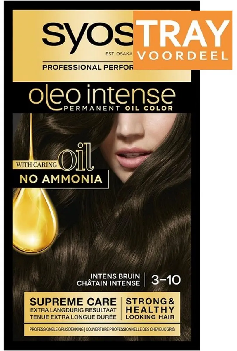 Syoss Oleo Intense Haarverf 3-10 Intens Bruin - 36x - afbeelding 2 van 6
