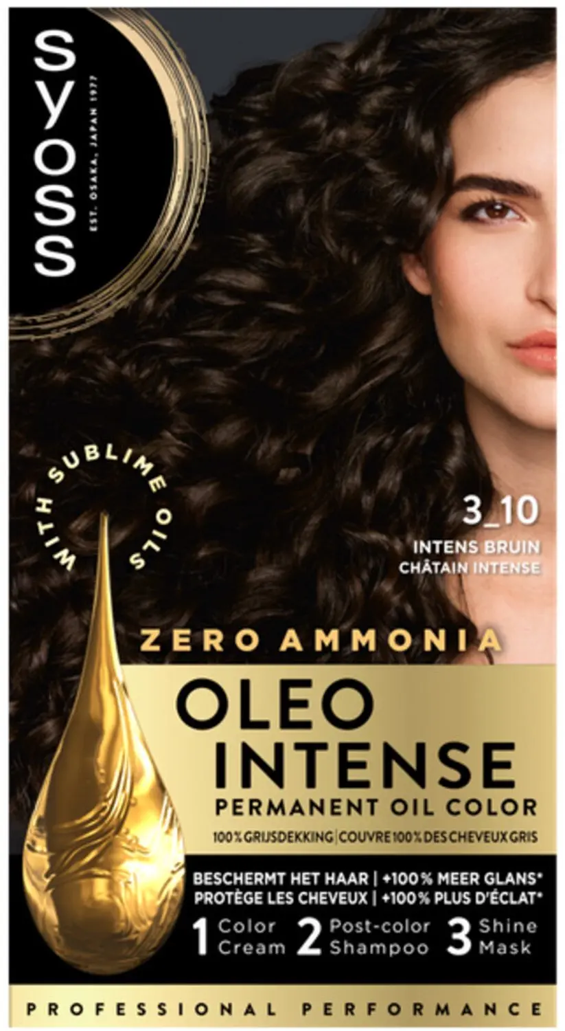 Syoss Oleo Intense Haarverf 3-10 Intens Bruin