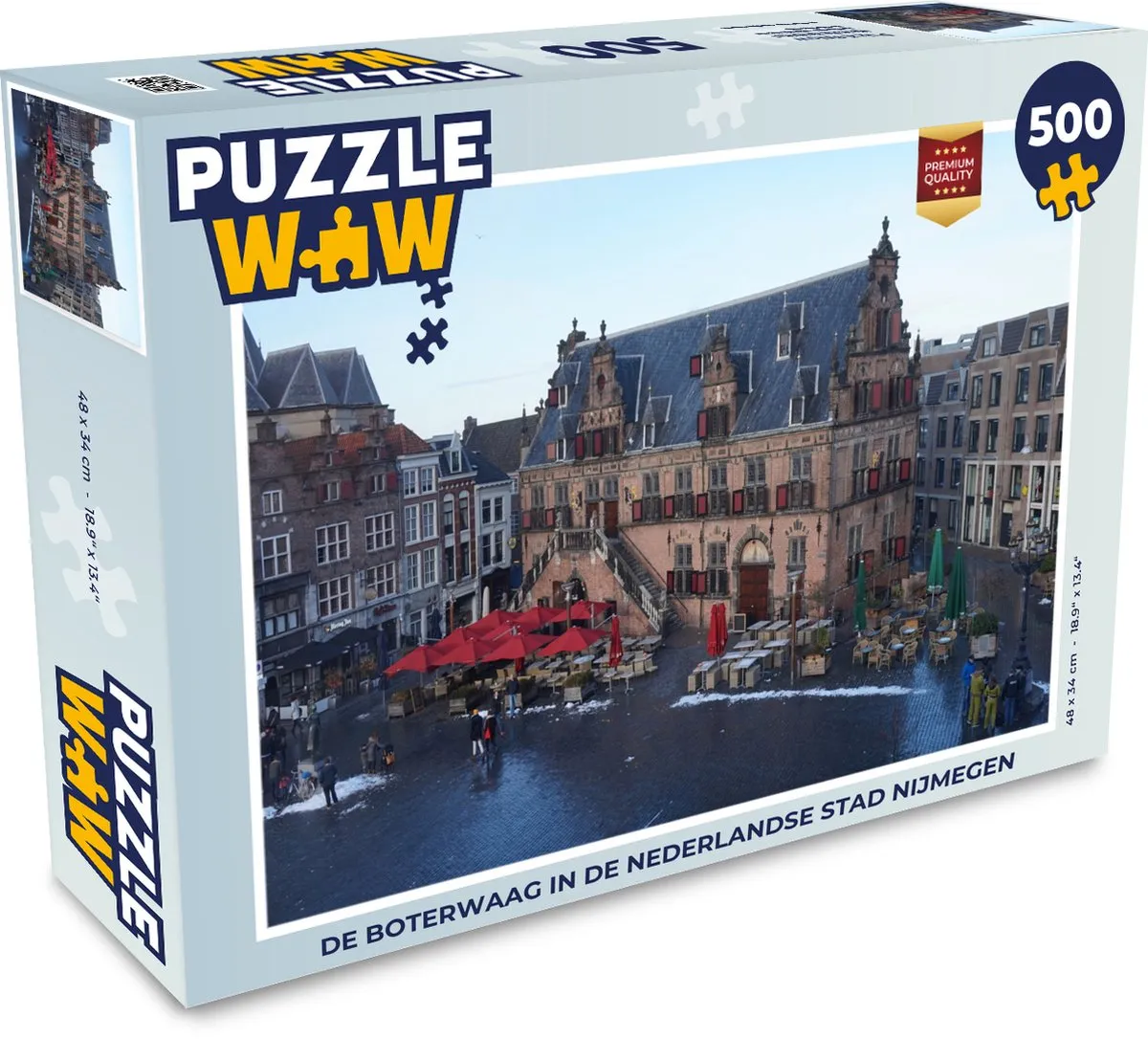PuzzleWow Nijmegen Stad Legpuzzel 500 Stuks