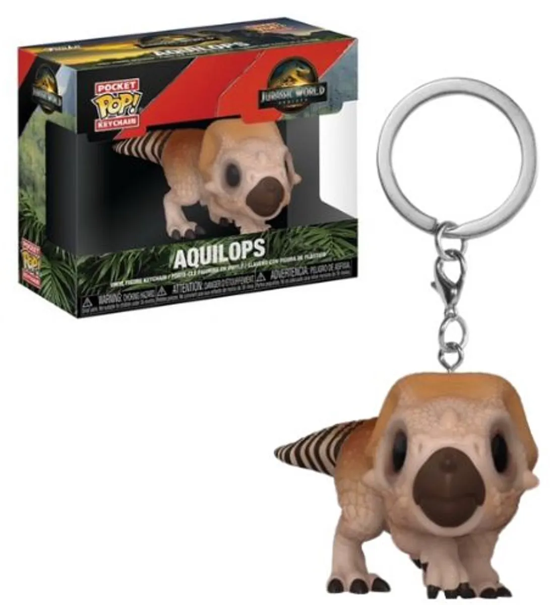 Jurassic World Aquilops Pocket Pop Keychain