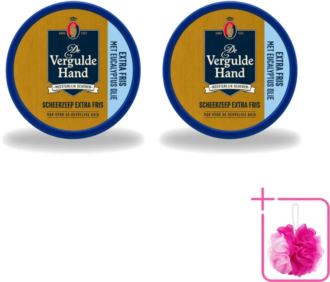 2 x Vergulde Hand