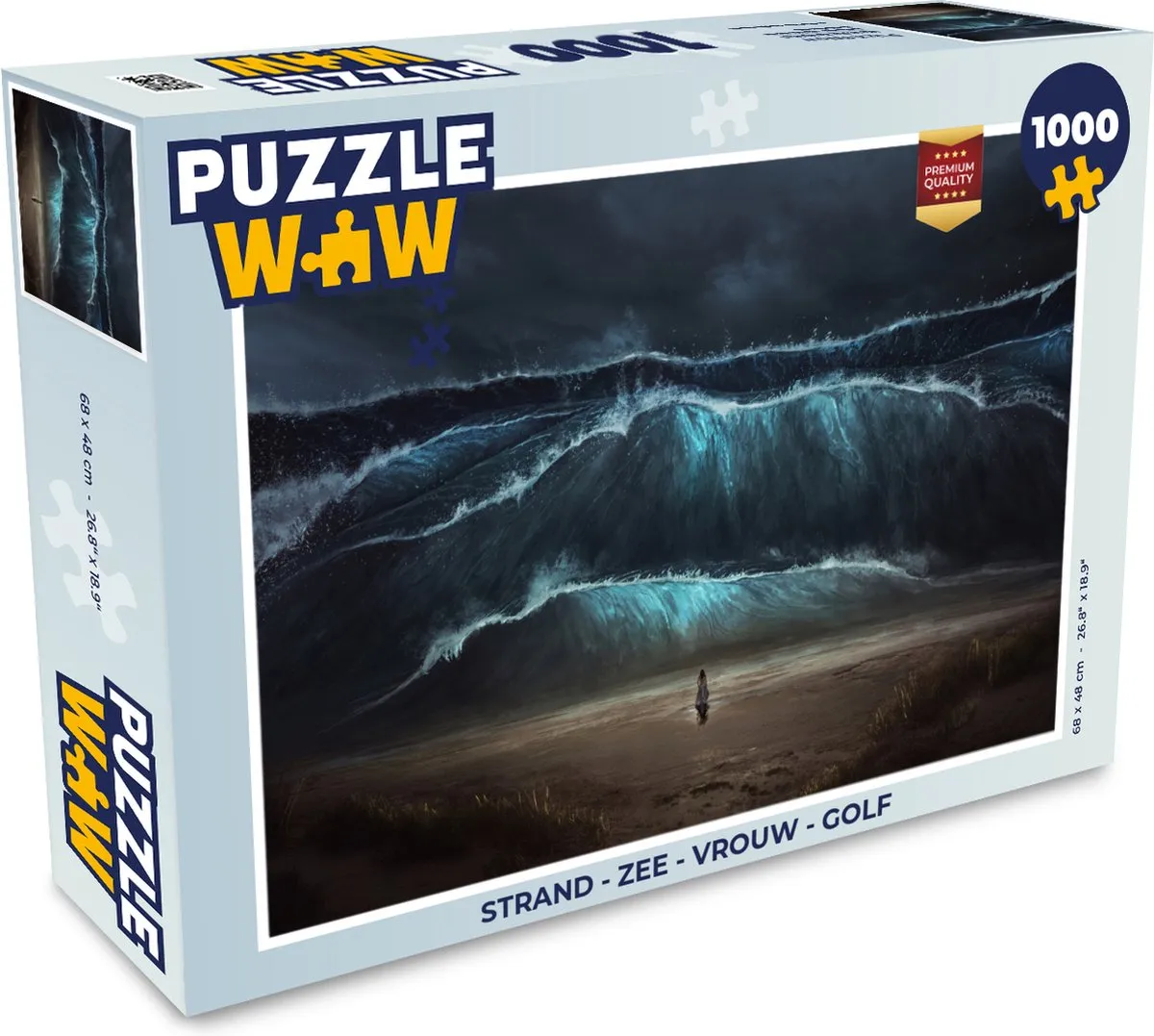 PuzzleWow Legpuzzel Strand & Zee 1000 Stuks