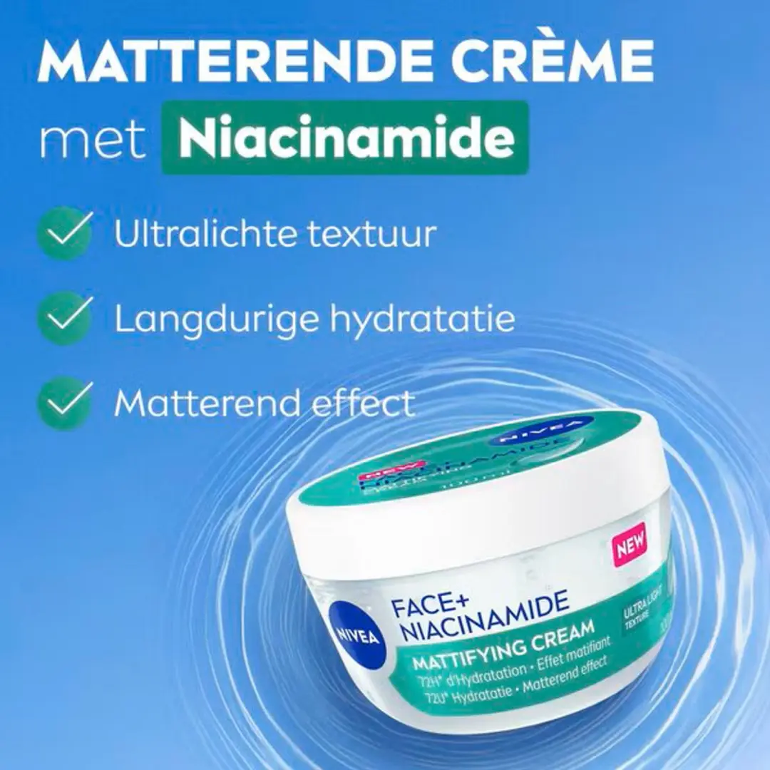 NIVEA Face+ Niacinamide Mattifying Cream - 100ml - afbeelding 6 van 6