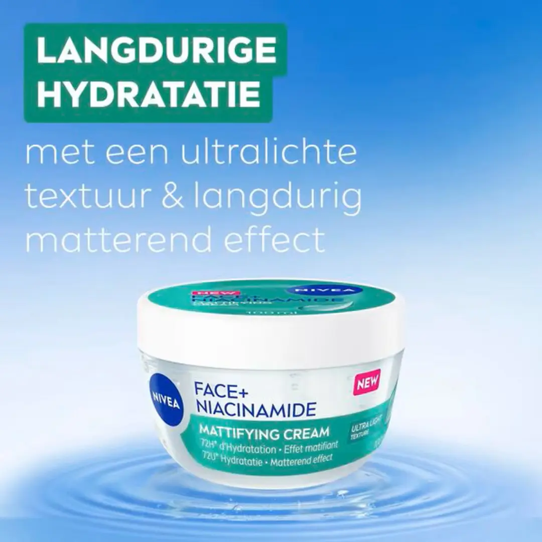 NIVEA Face+ Niacinamide Mattifying Cream - 100ml - afbeelding 4 van 6