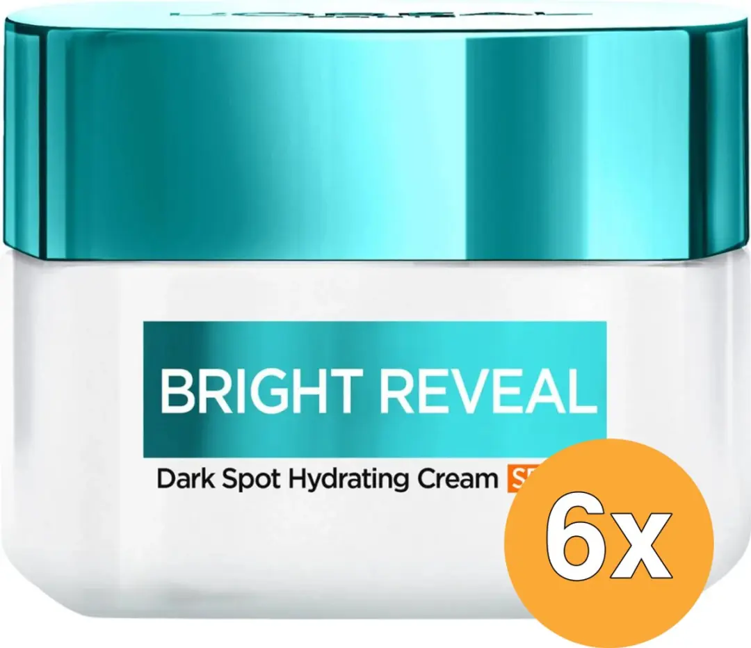 6x L'Oréal Paris Bright Reneal Dagcreme Niacinamide SPF 50 (50 ml)