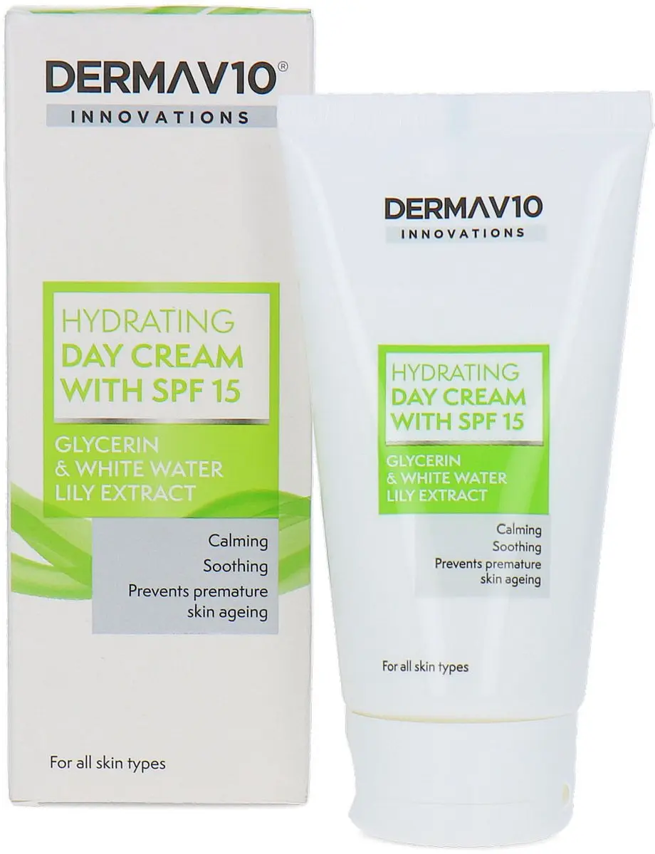 Derma V10 Hydrating Day Cream SPF 15