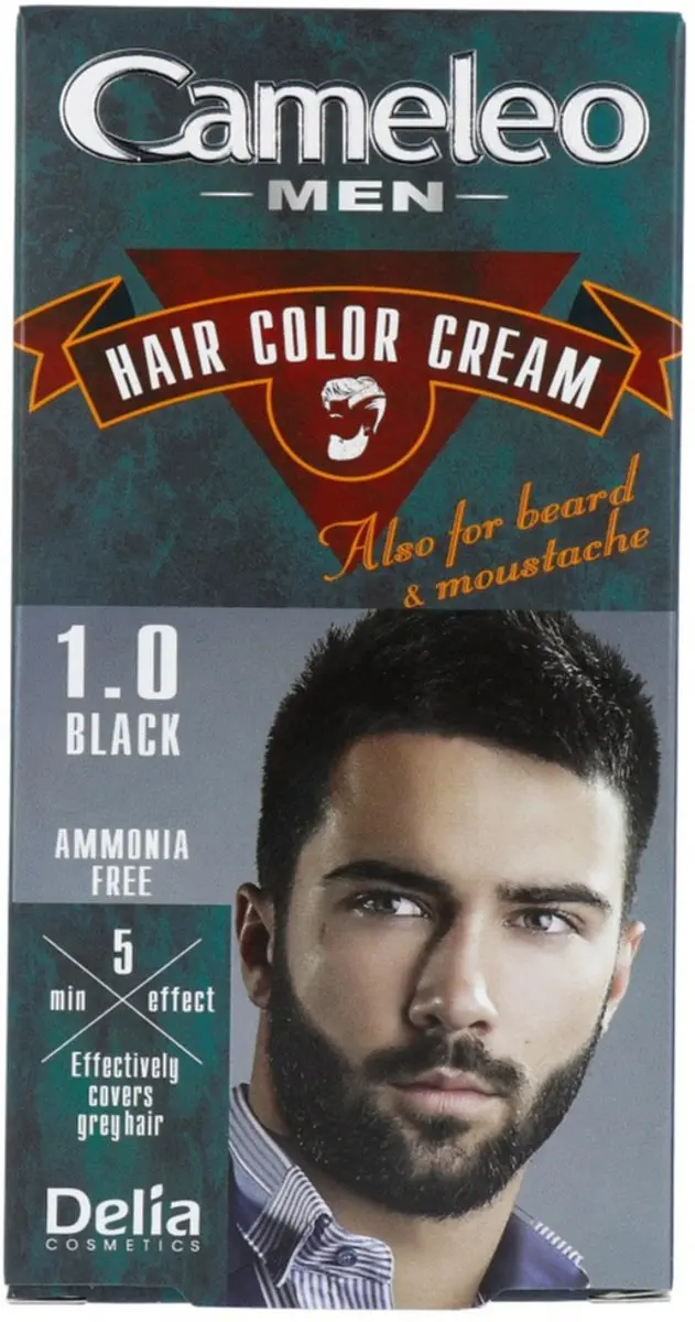 Cameleo Men Hair Color Cream 1.0 Zwart