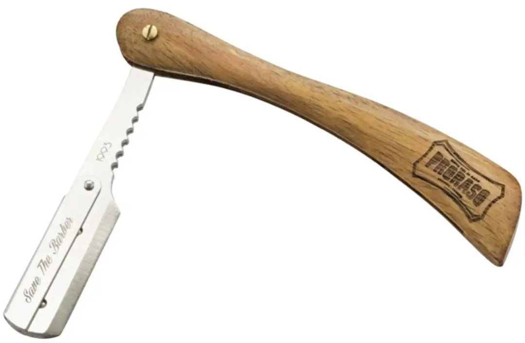 Proraso Barber Shavette Scheermes - Hout - afbeelding 5 van 6