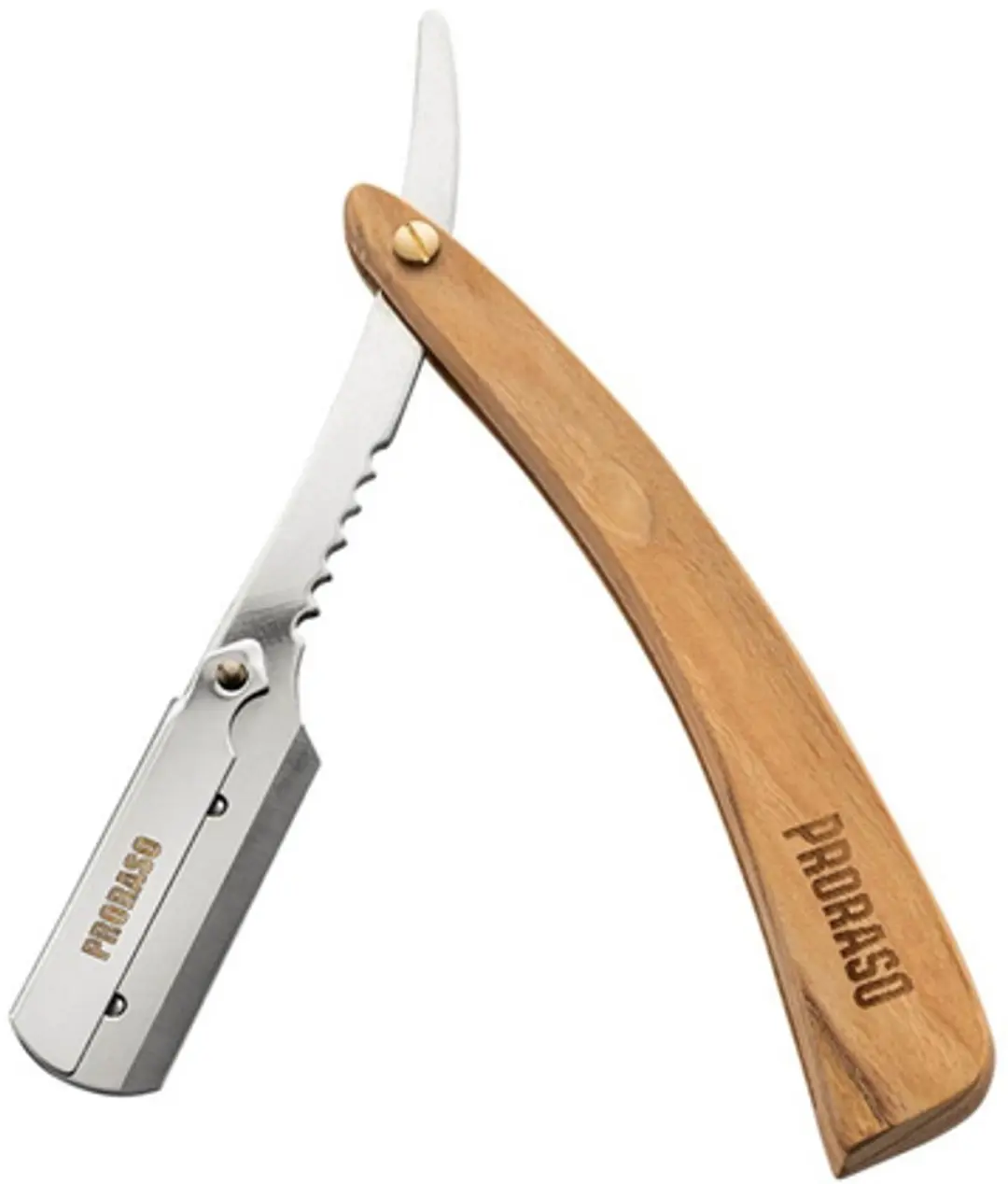Proraso Barber Shavette Scheermes - Hout - afbeelding 6 van 6
