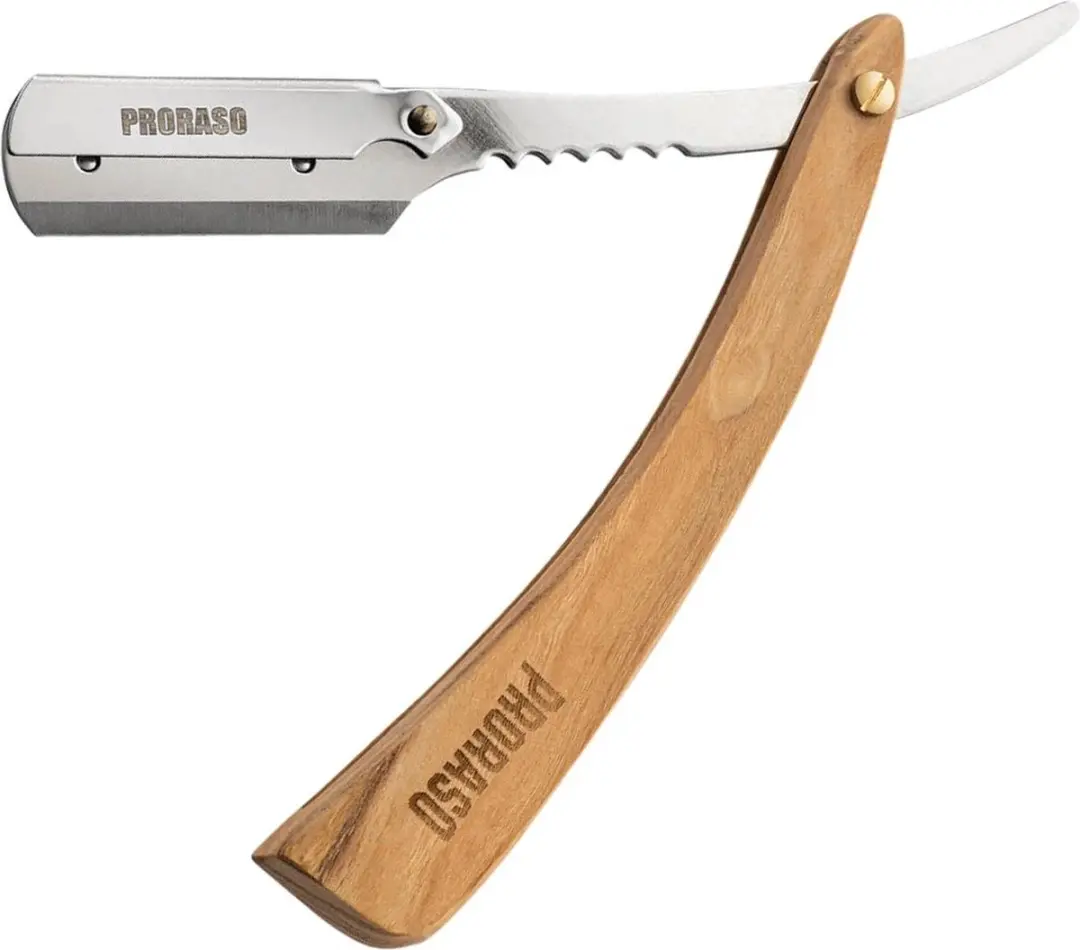 Proraso Barber Shavette Scheermes - Hout - afbeelding 3 van 6