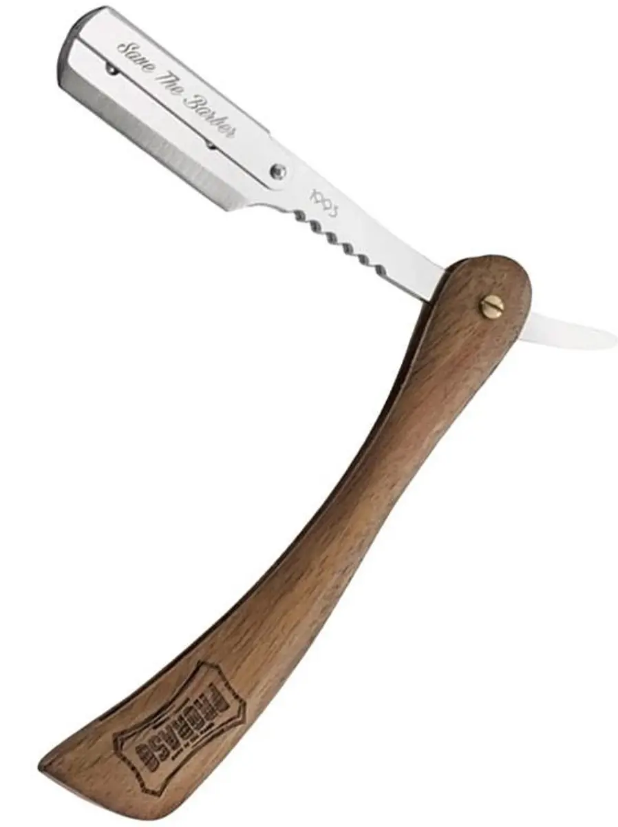 Proraso Barber Shavette Scheermes - Hout - afbeelding 4 van 6