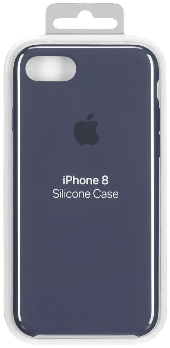 Apple Siliconen Hoesje iPhone 7/8/SE MMWK2ZM/A - Donkerblauw - afbeelding 6 van 6