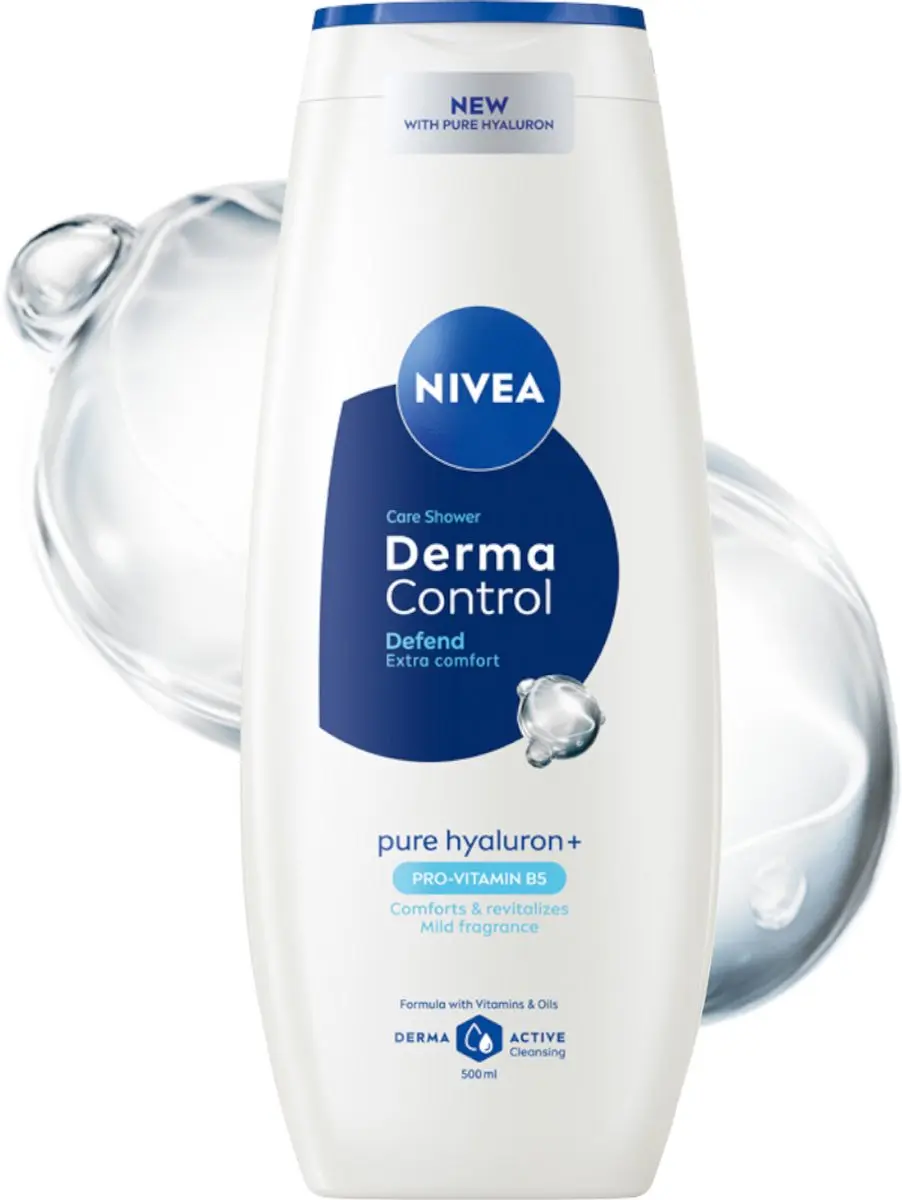 NIVEA Derma Control Douchegel 500ml - afbeelding 3 van 6