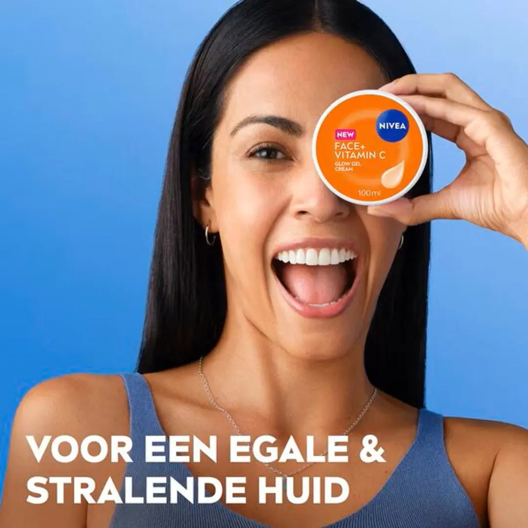 NIVEA Face+ Vitamin C Glow Gel Cream 100ml - afbeelding 3 van 6