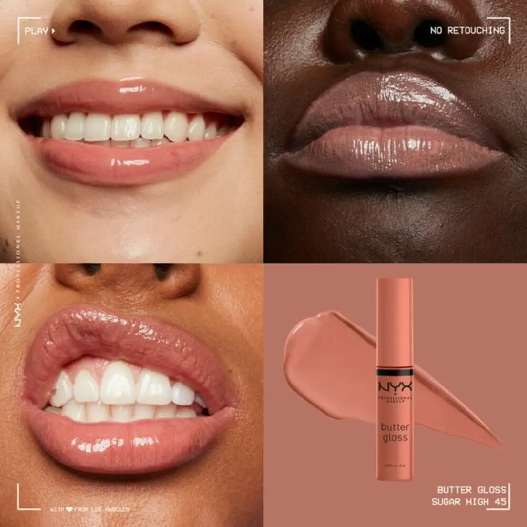 NYX Butter Lip Gloss Sugar High - afbeelding 3 van 5