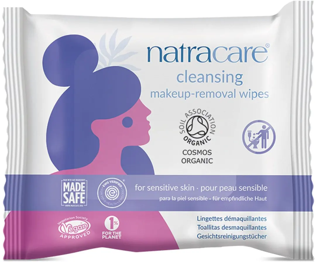 Natracare Cleansing Make-up Removal Reinigingsdoekjes - 20 Stuks - afbeelding 4 van 5