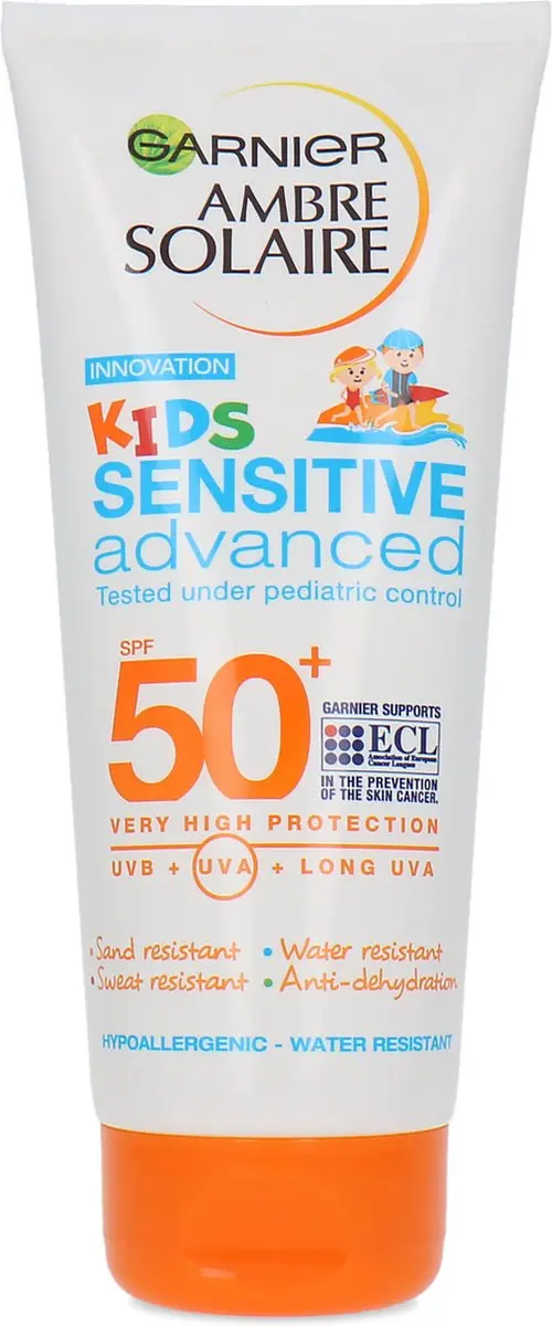 Garnier Ambre Solaire Kids Sensitive Advanced 50+ Zonnebrandcrème