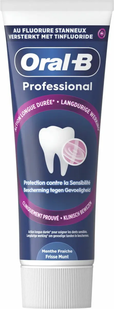 Oral-B Professional Bescherming Gevoelige Tanden Frisse Munt Tandpasta - 12x75ml - afbeelding 3 van 6