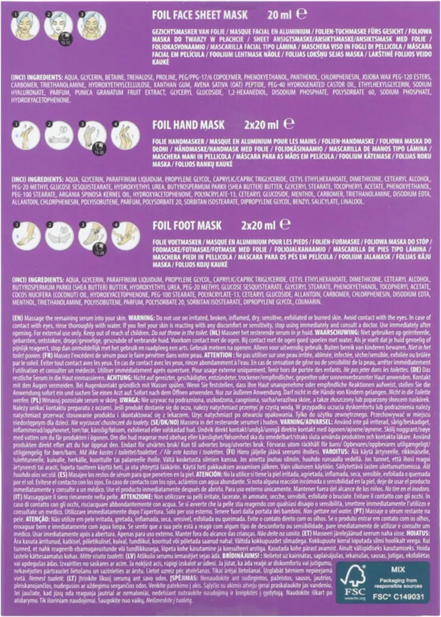 Sence Collection Night Reflexion Gezichtsmaskerset - afbeelding 2 van 2