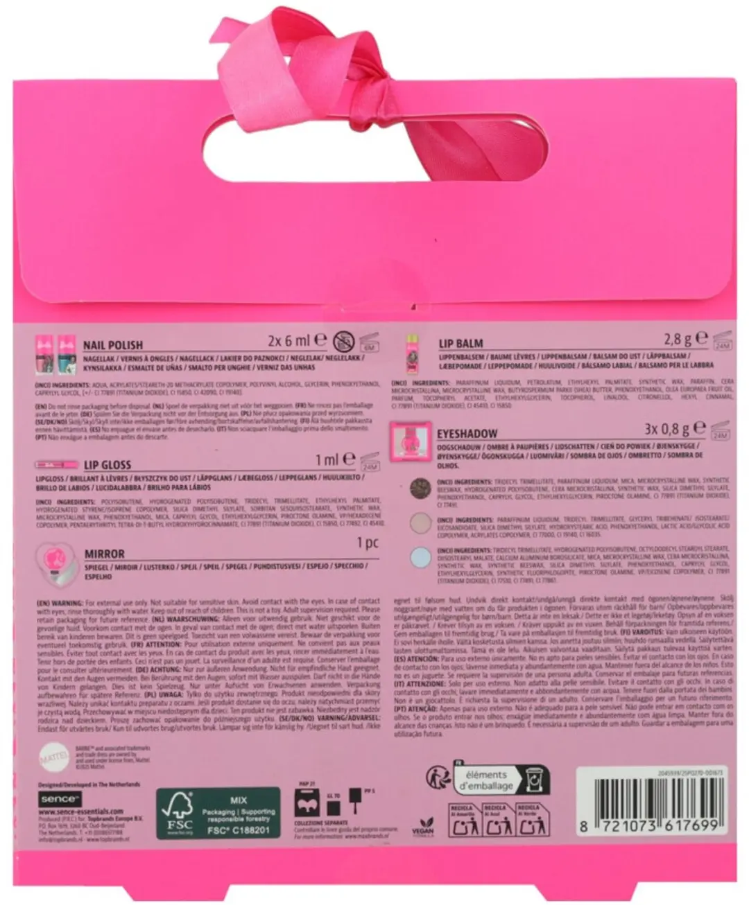 Sence Mattel Barbie Sparkling Beauty Set - afbeelding 3 van 3