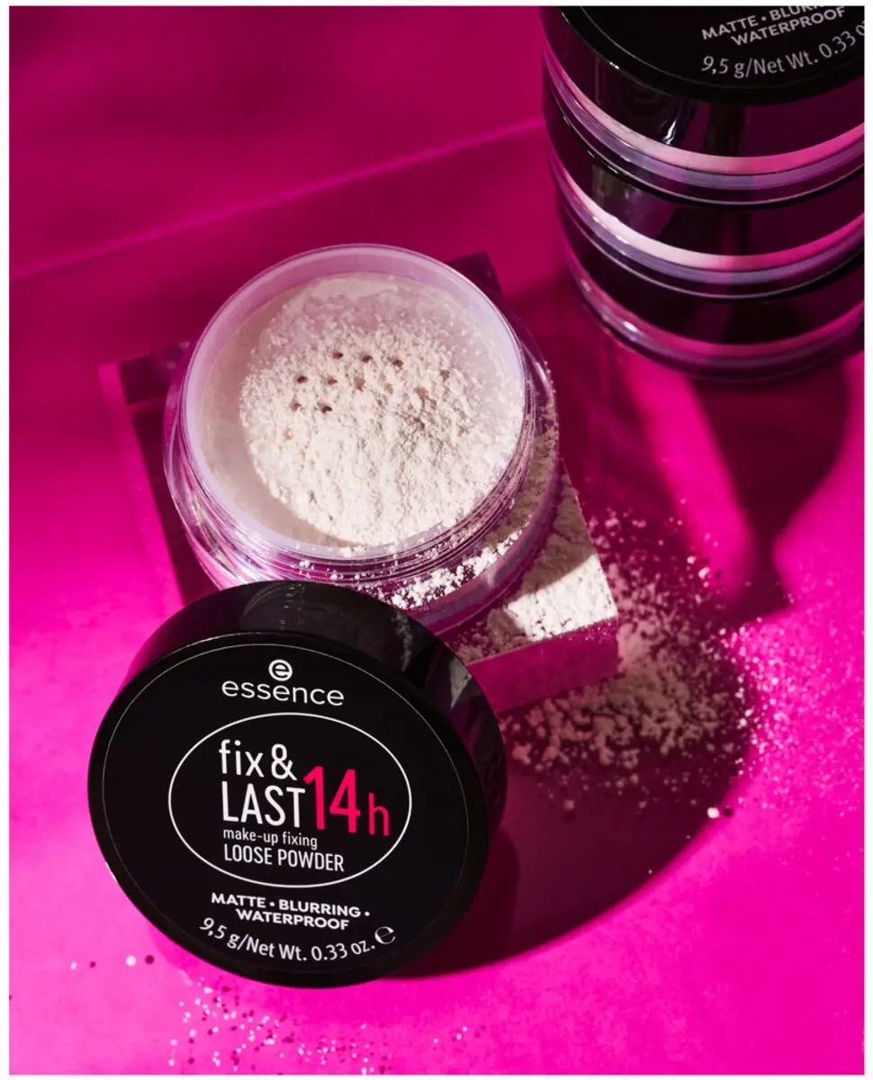Essence Fix & Last 14h Make-Up Fixing Loose Powder - 3x9,5g - afbeelding 2 van 6