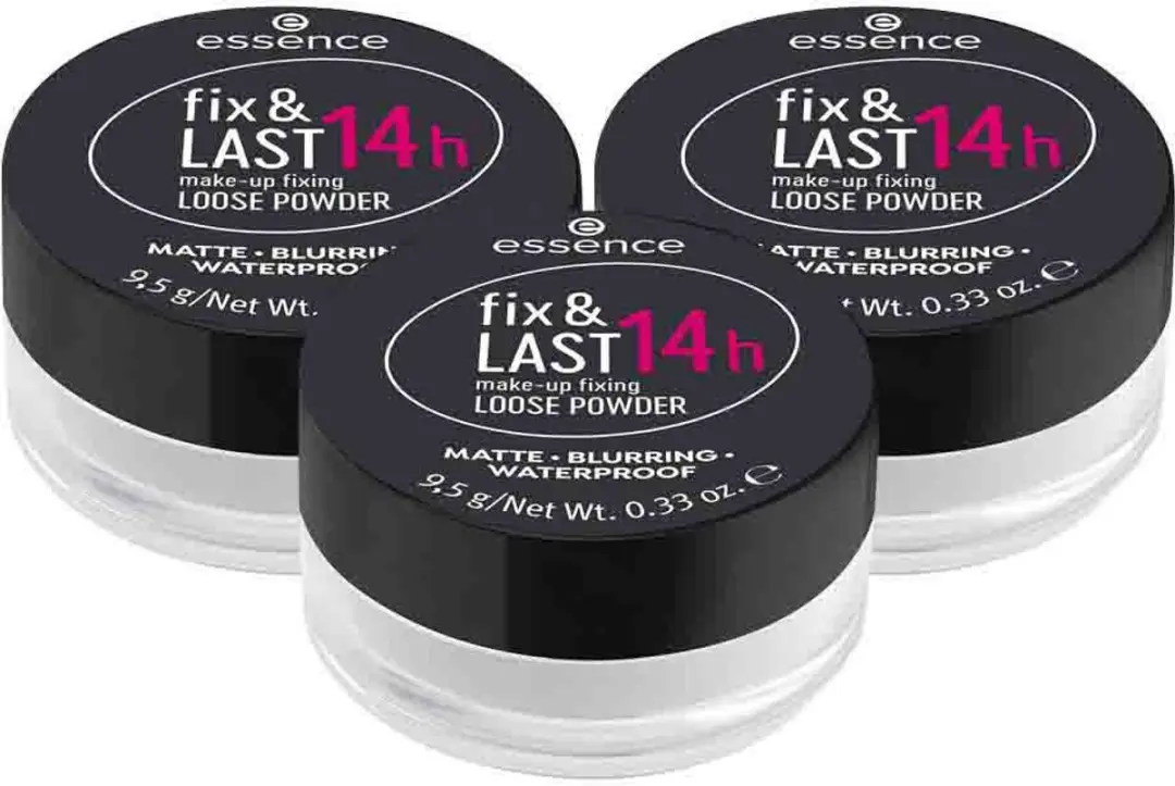 Essence Fix & Last 14h Make-Up Fixing Loose Powder - 3x9,5g - afbeelding 6 van 6