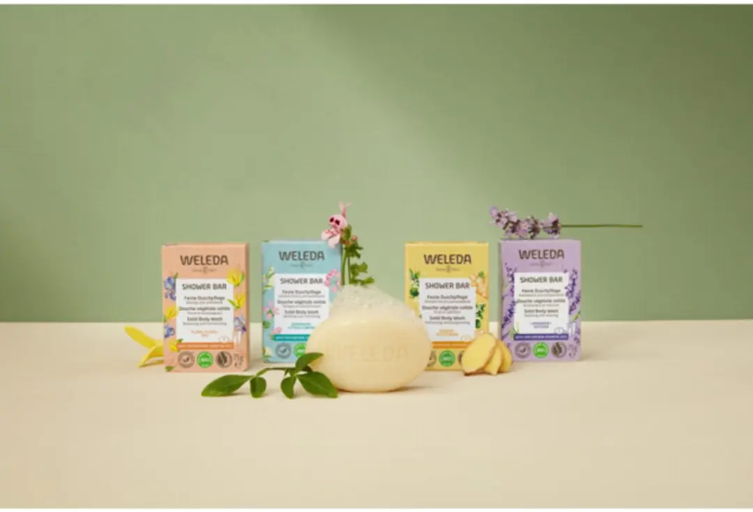 Weleda Shower Bar Lavender + Vetiver - 3x75ml - afbeelding 3 van 6