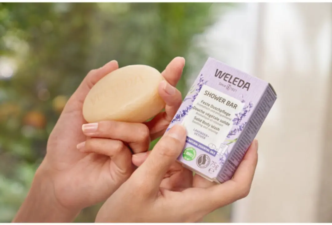 Weleda Shower Bar Lavender + Vetiver - 3x75ml - afbeelding 4 van 6