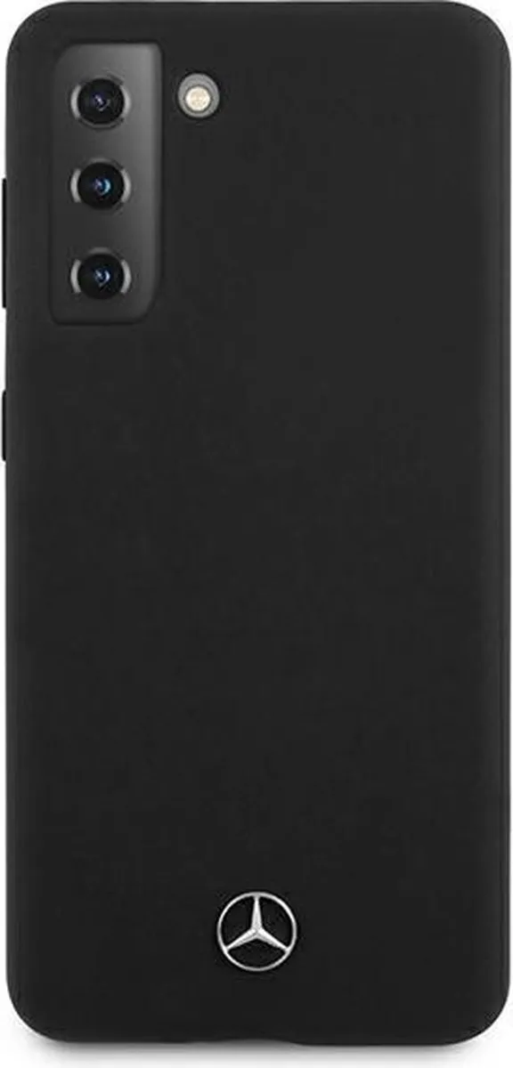 Mercedes-Benz Silicone Hoes Samsung Galaxy S21 - Zwart