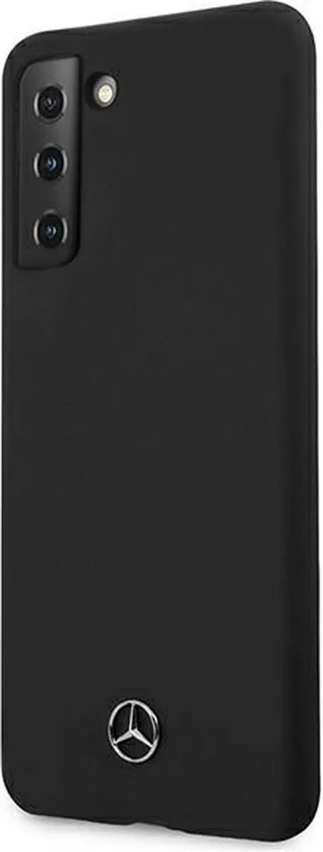 Mercedes-Benz Silicone Hoes Samsung Galaxy S21 - Zwart