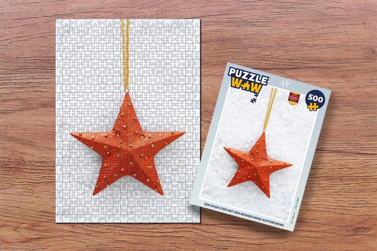 PuzzleWow Kerstpuzzel 500 Stuks - Multicolor