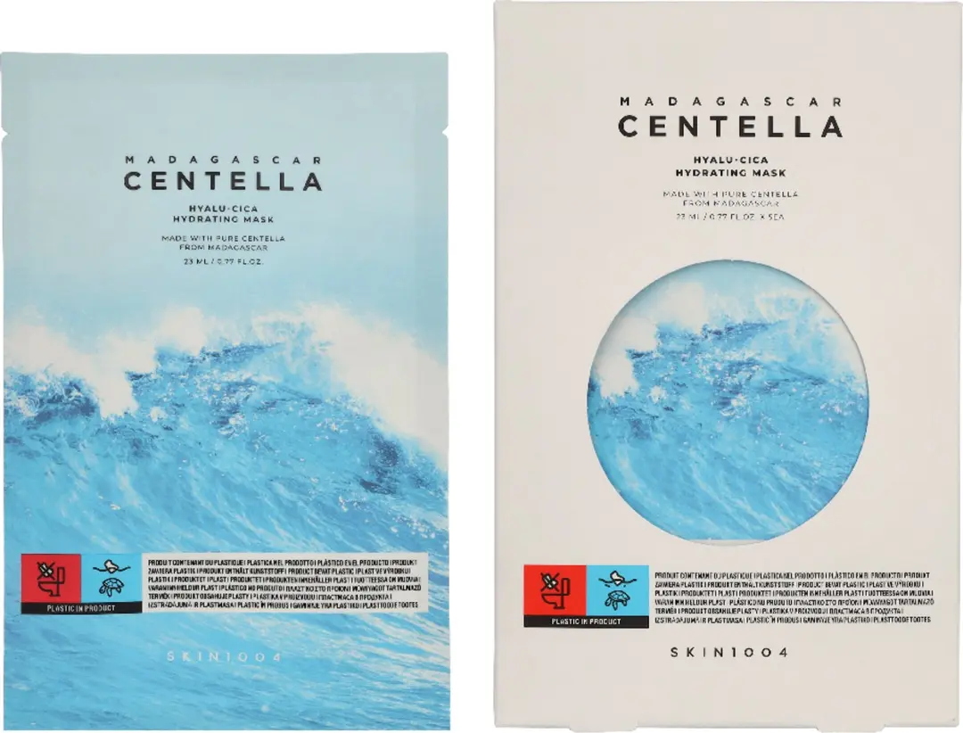 Skin1004 Hyalu-Cica Hydraterend Masker 23ml - 5 Stuks - afbeelding 2 van 2