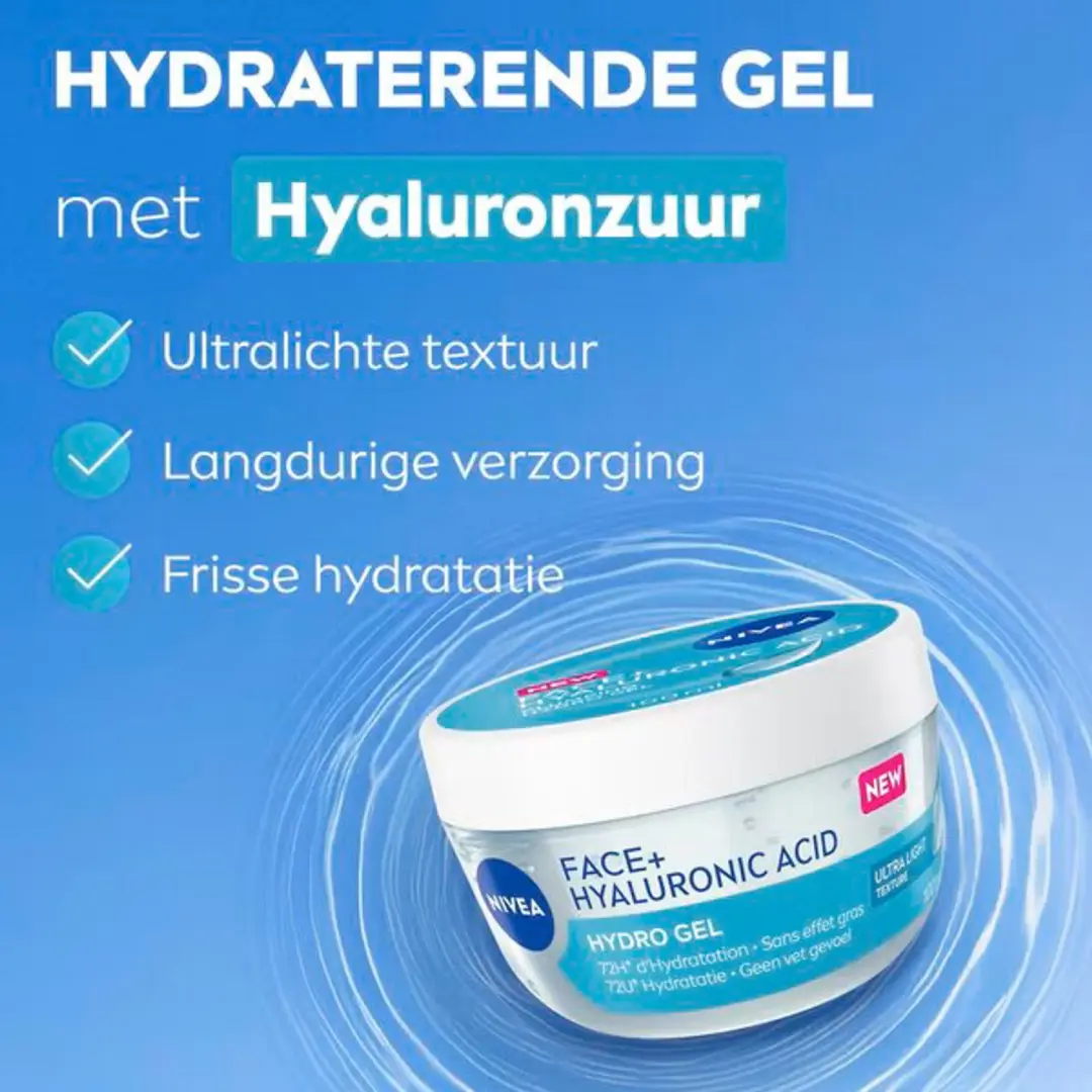 NIVEA Face+ Hyaluronic Acid Hydro Gel 100ml - afbeelding 6 van 6