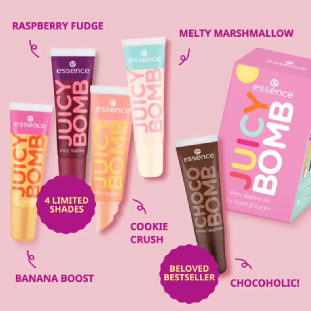 Essence Juicy Bomb Shiny Lipgloss Set - 10ml - afbeelding 5 van 6