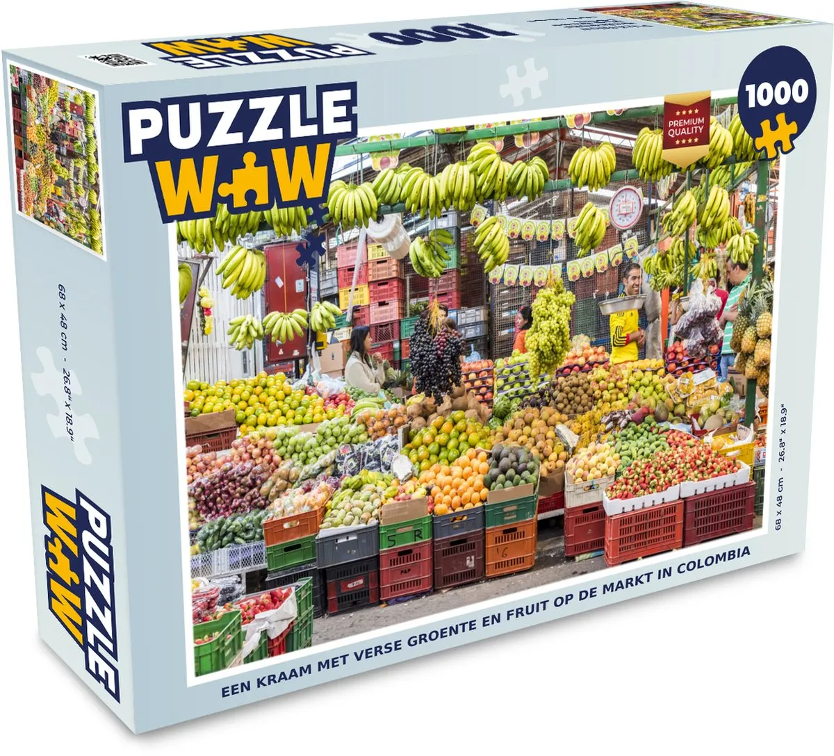 PuzzleWow Marktpuzzel 1000 Stuks