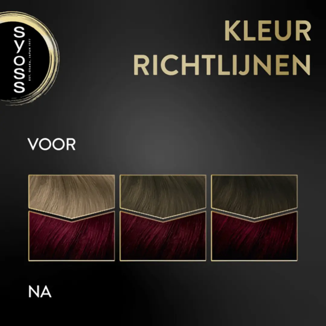 Syoss Oleo Intense Haarverf 4-23 Bordeaux Rood - 36x - afbeelding 4 van 6