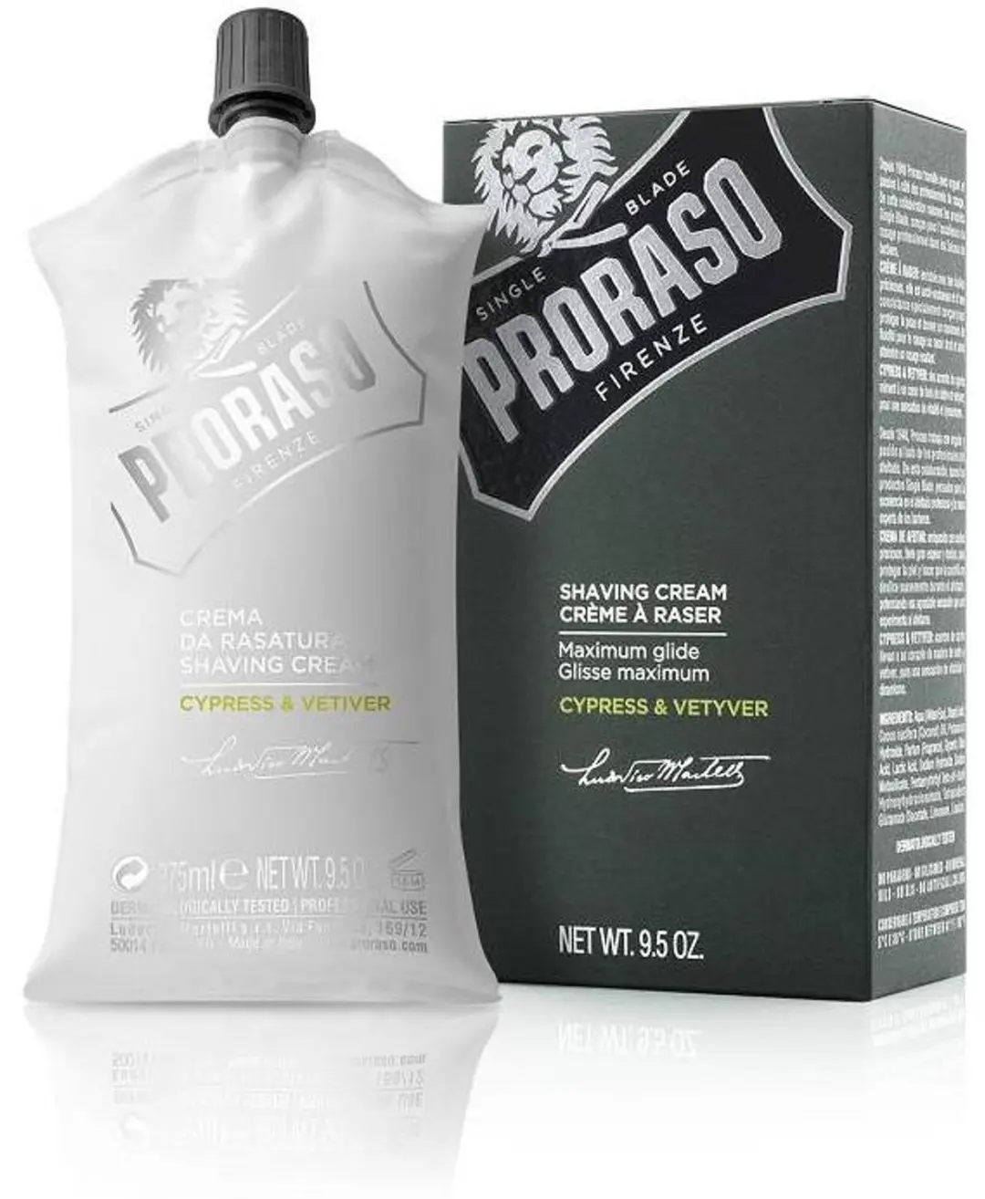 Proraso Cypress & Vetyver Scheercrème 275ml - afbeelding 3 van 3