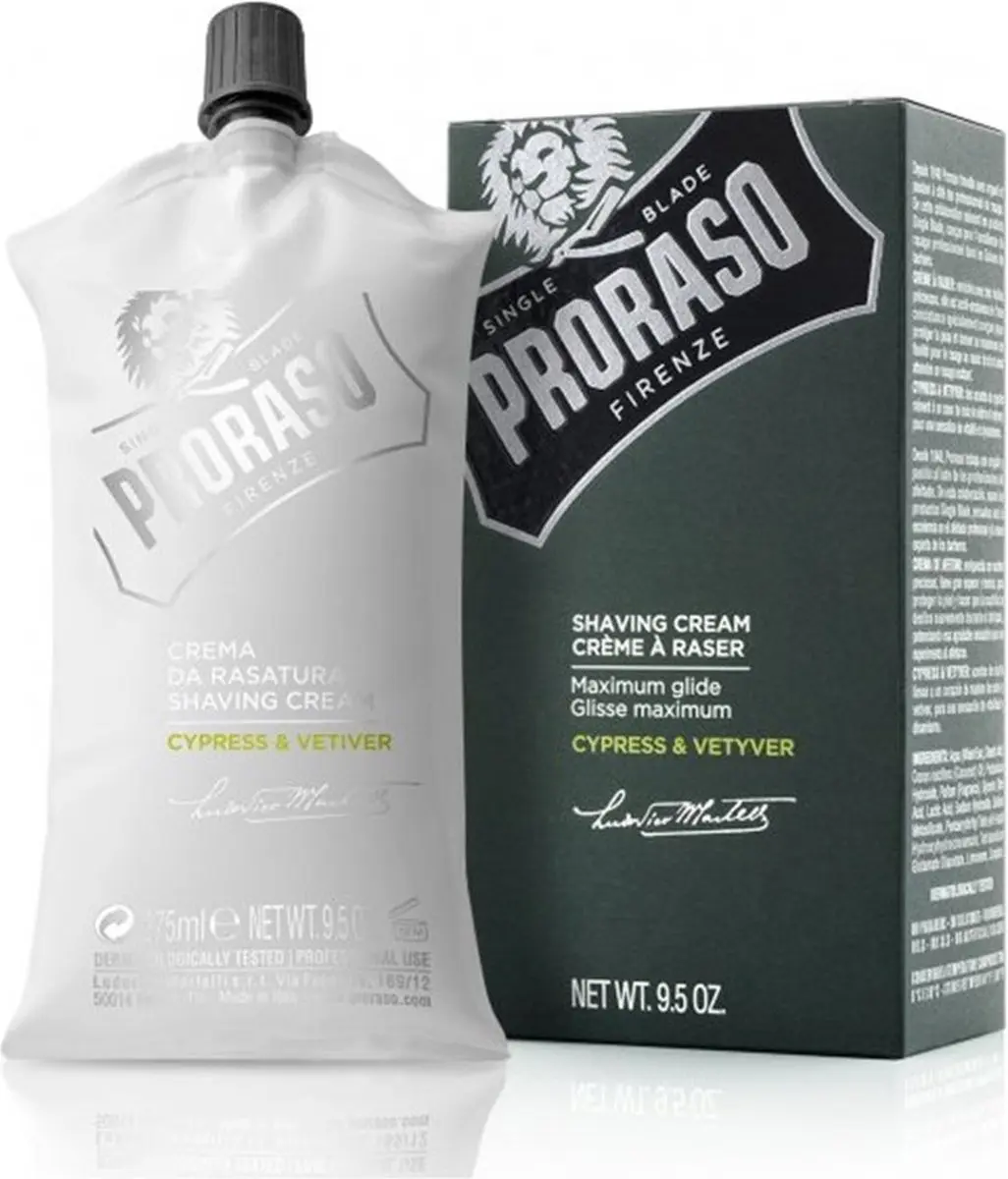 Proraso Cypress & Vetyver Scheercrème 275ml
