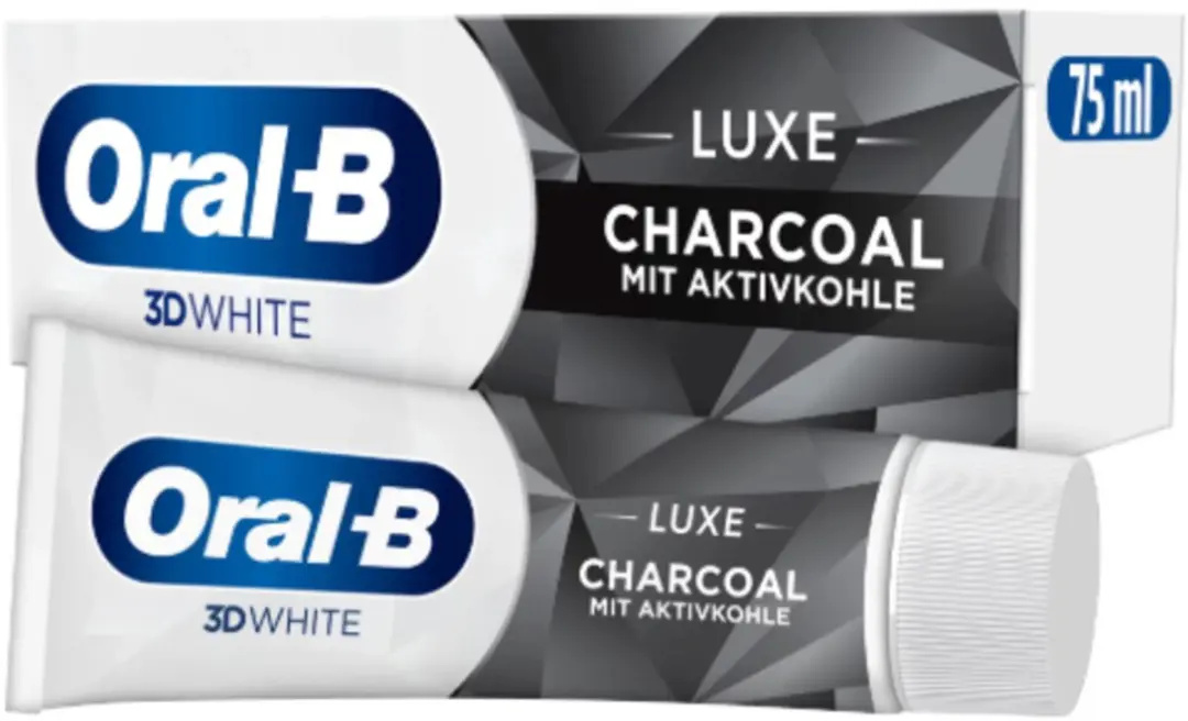 Oral-B 3D White Houtskool Tandpasta 75ml
