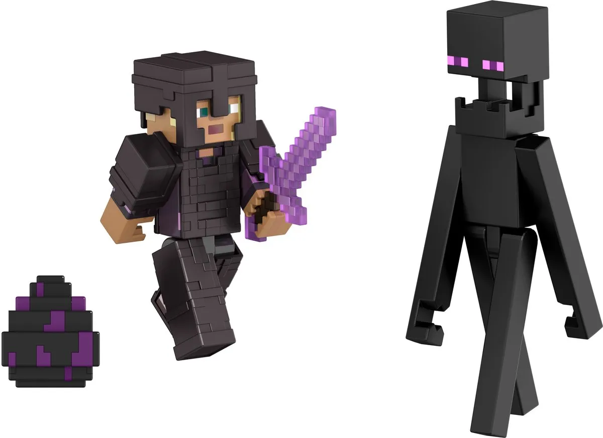 Minecraft End Conqueror Kai Figuur - Meerkleurig