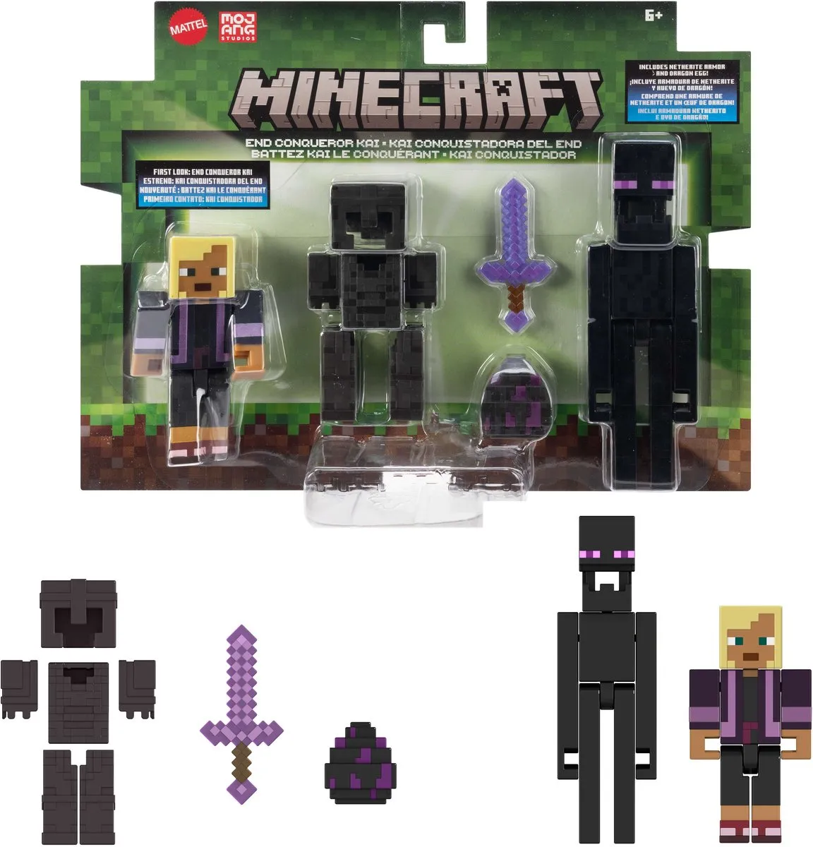 Minecraft End Conqueror Kai Figuur