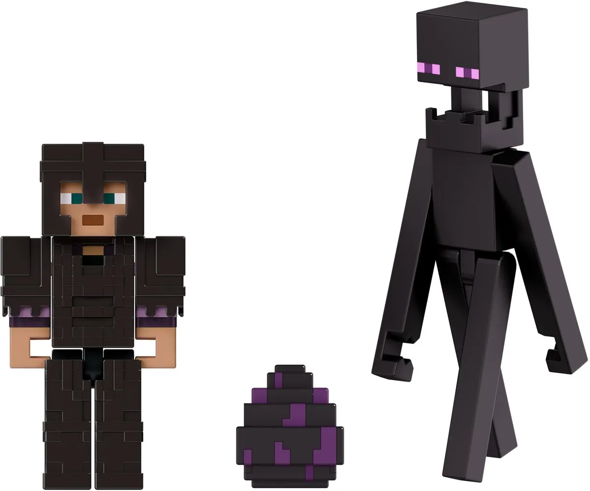 Minecraft End Conqueror Kai Figuur - Meerkleurig
