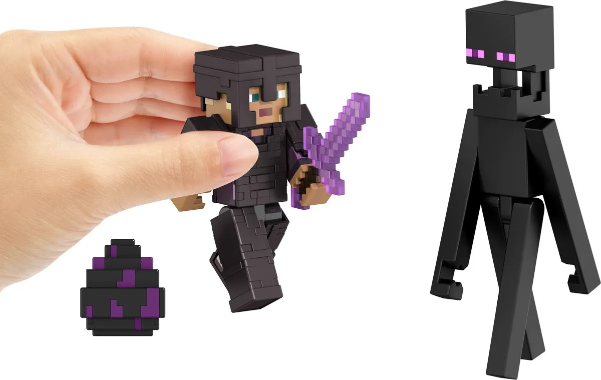 Minecraft End Conqueror Kai Figuur - Meerkleurig - afbeelding 6 van 6