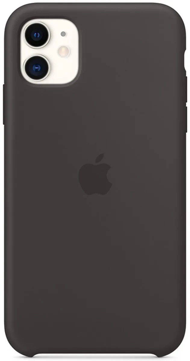 Apple iPhone 11 Siliconen Hoesje MWVU2 - Zwart